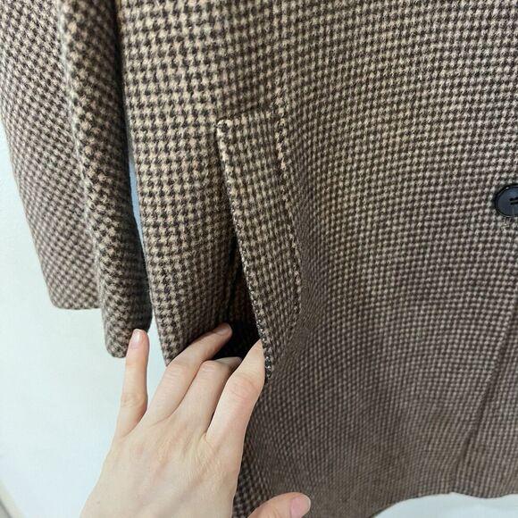 Vanessa Bruno Womens Brown Wool and Cashmere Blend Coat Size 36 Small Oversized - Picture 16 of 16